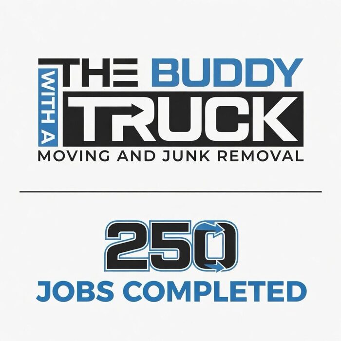The Buddy With A Truck badge — 250 jobs completed